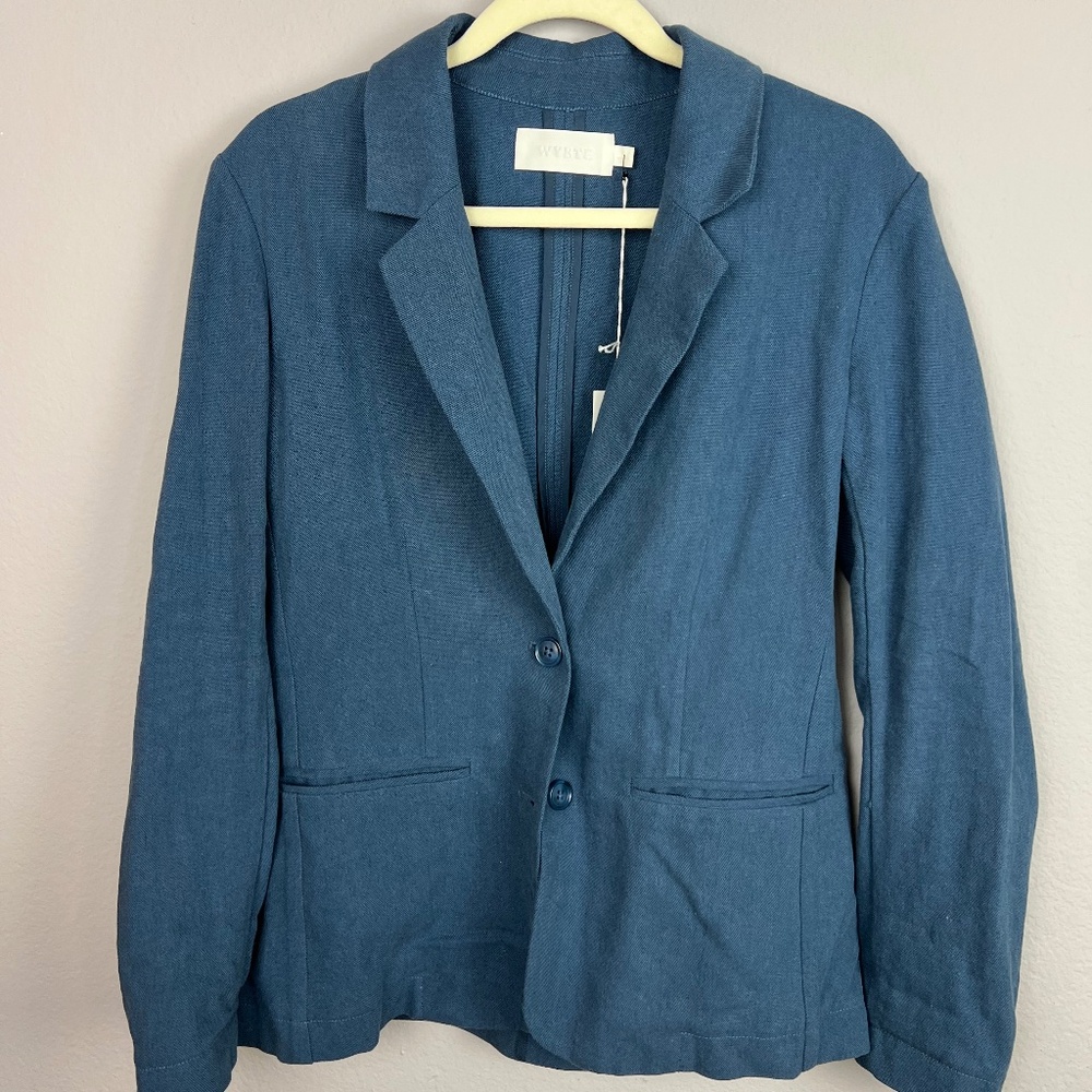 NEW WITH TAGS Wyeth Blue Blazer Size Small